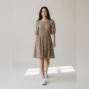 O’Live Hotstuff S Label Summer Office Dress, Lined, Shortsleeved